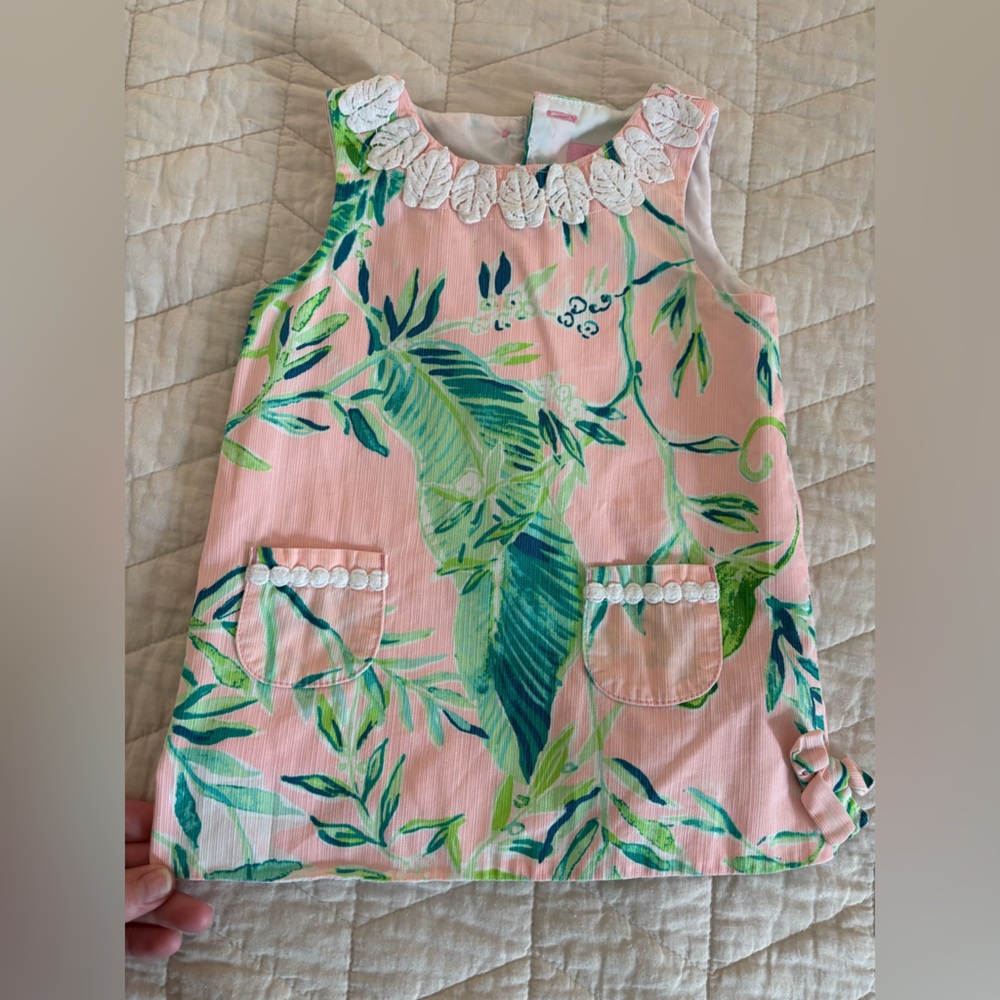 Lilly Pulitzer Pink and Green Baby Romper